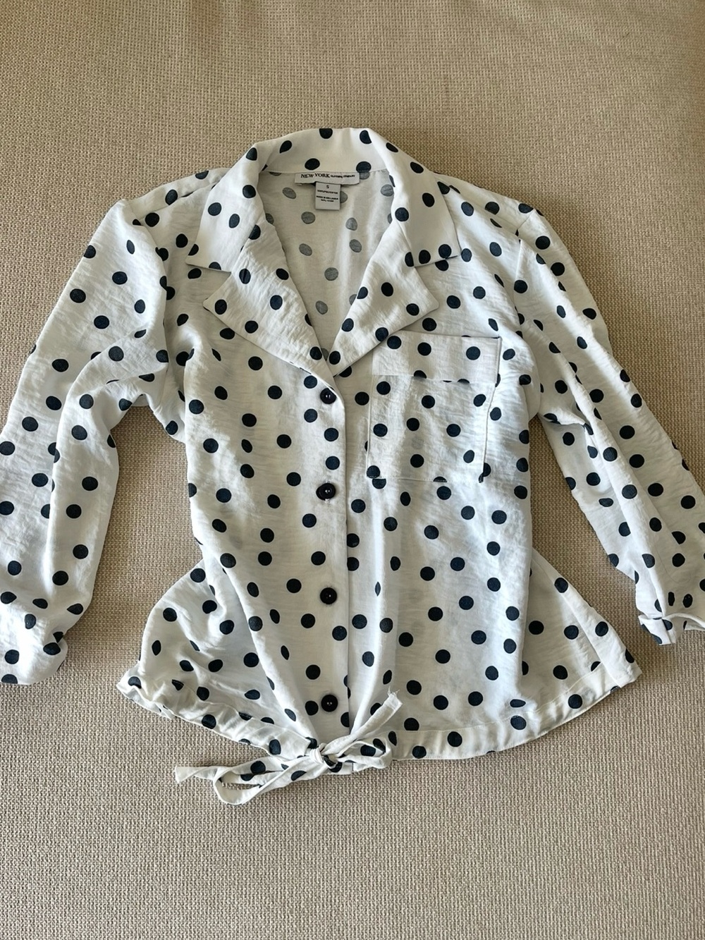 Polka Dot Button Shirt